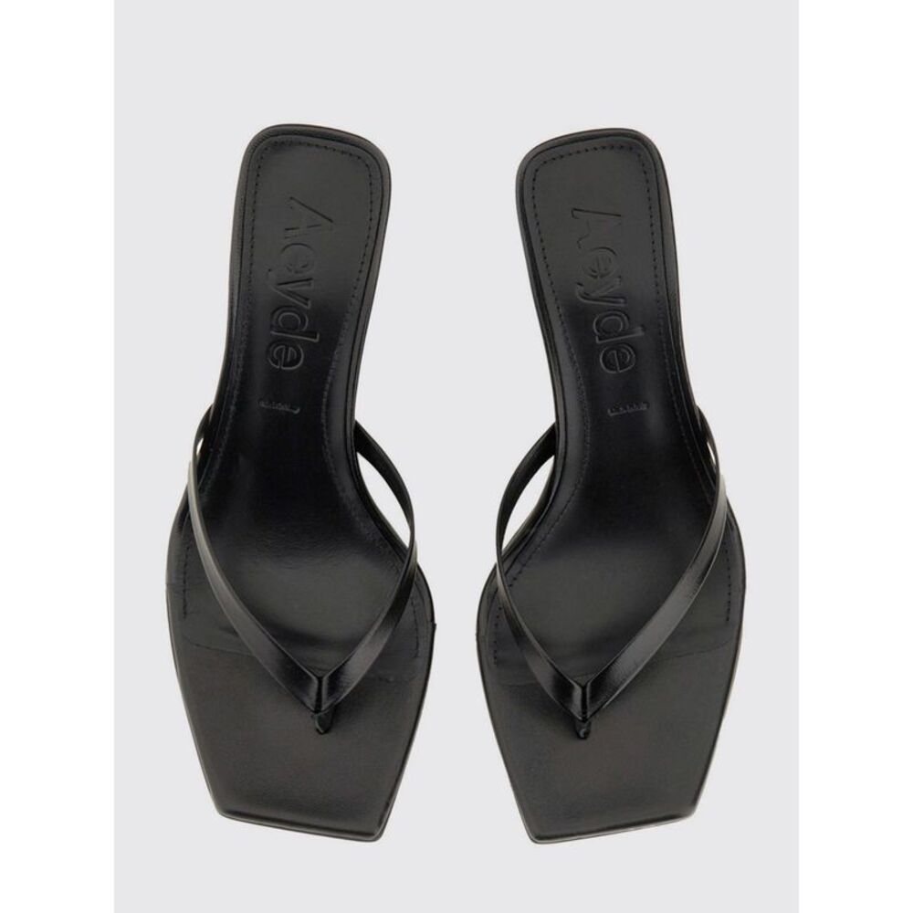 Aeyde Heeled Sandals Woman Black - Picture 4 of 4